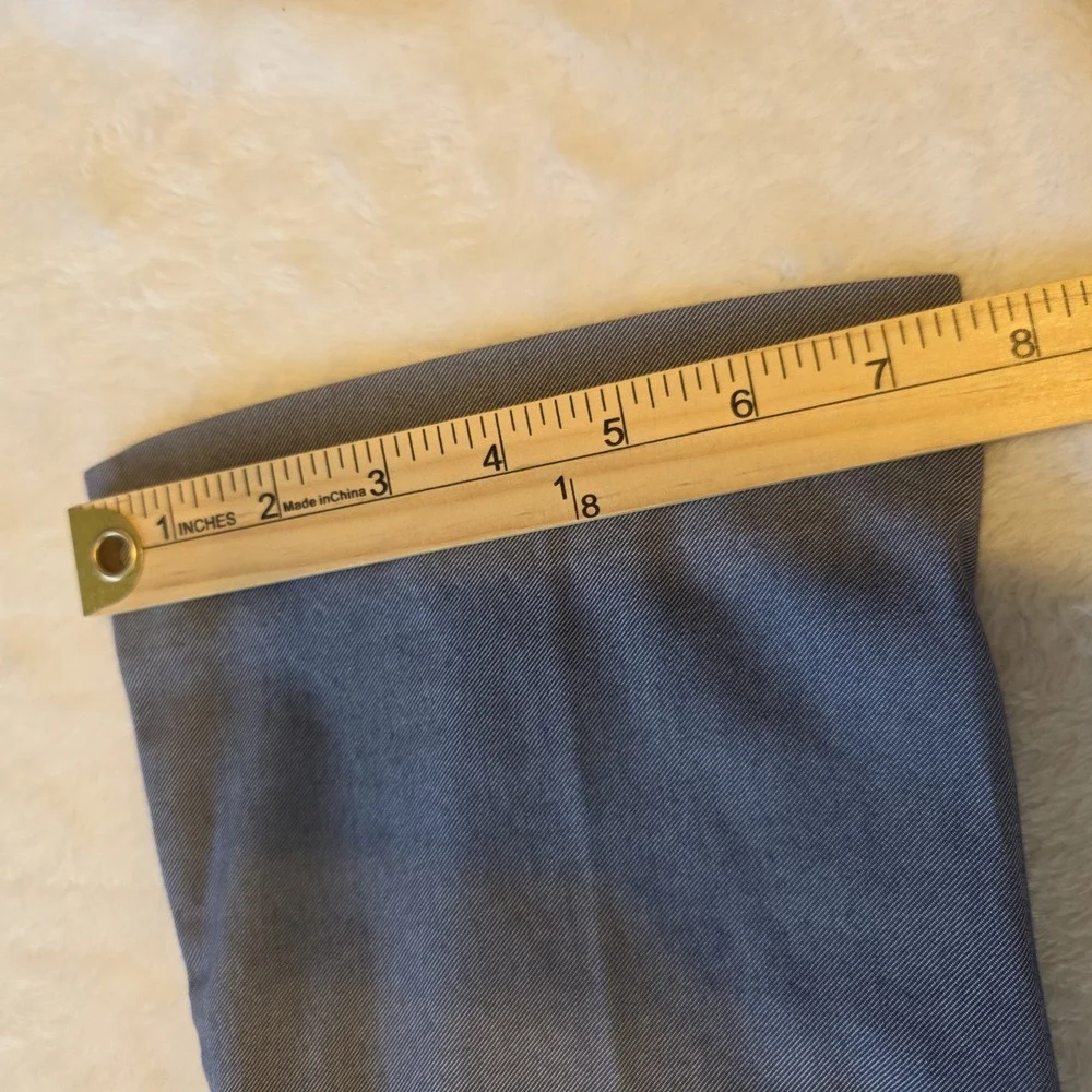Mizzen & Main Performance Chino Mens Pants 34x29 Solid Light Blue Cotton Blend